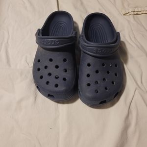 Dark blue crocs size 7